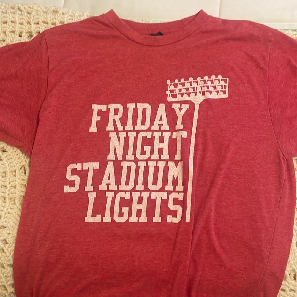 Red Football Tee